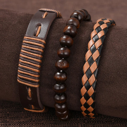 New Hip Hop Mens Fashion Watches Luxury Male Clock Wristwatch Sport MensWrist Watch Bracelet Set Relogio Masculino - AMULET RING STORE