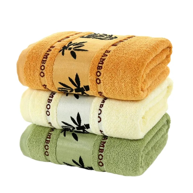Set of 1/4/6 Bamboo Fiber Towels Sets Home Bath Towels Adults Face Towel Thick Absorbent Luxury Bathroom Towels Toalha De Praia - AMULET RING STORE