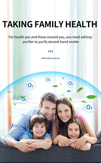 Xiaomi Youpin Air Purifier Ashtray Rechargeable Car Smoking Tank To Remove Second Hand Smoke Odor Sterile Filtration Home New Mi - AMULET RING STORE