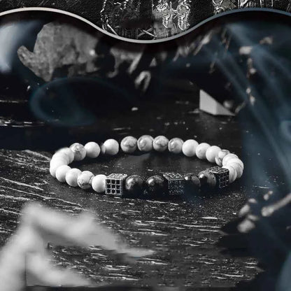 5A Real Natural Red Tiger Eye Beads Stone Bracelet Men Women Zircon Accessories Handmade Jewelry Gift for Girlfriend Wholesale