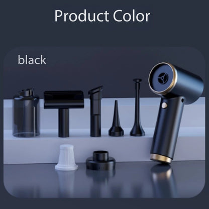 High power portable wireless vacuum cleaner, compatible with both car and home use, equipped with various accessories