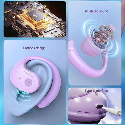 GreatWall AI Real-Time Translation Wireless Bluetooth Earphones Supporting Over 100 Voice Languages Translation Headphones