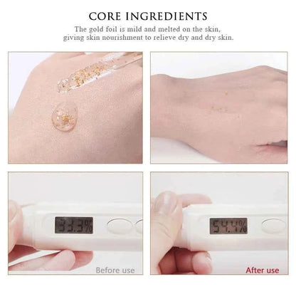 ARTISCARE 24K Gold Serum SET for Facial Care Eye Cream Moisturizing Face Essence Skin Care Products