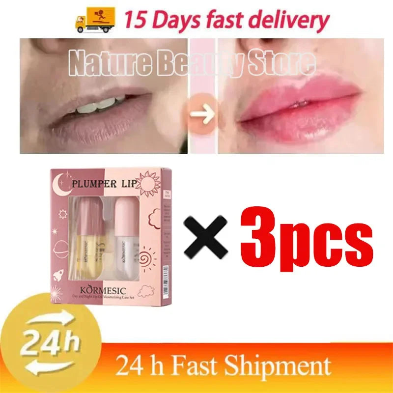 Instant Lip Plumping Essential Oil Nourishing Antiwrinkle Moisturising Sexy Lip Care Ultimate Plumping Lip Gloss Serum Cosmetics - AMULET RING STORE