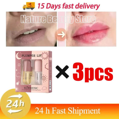 Instant Lip Plumping Essential Oil Nourishing Antiwrinkle Moisturising Sexy Lip Care Ultimate Plumping Lip Gloss Serum Cosmetics - AMULET RING STORE