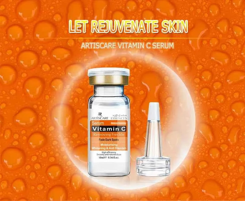 ARTISCARE Serum for Face 8pcs/Lot for Moisturizing Hyaluron Acid Vitamain C Six Peptide Q10 VC Facial Essence Skin Care