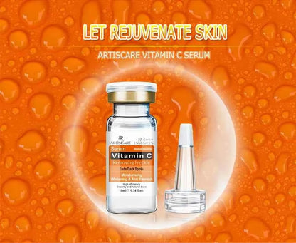 ARTISCARE Serum for Face 8pcs/Lot for Moisturizing Hyaluron Acid Vitamain C Six Peptide Q10 VC Facial Essence Skin Care