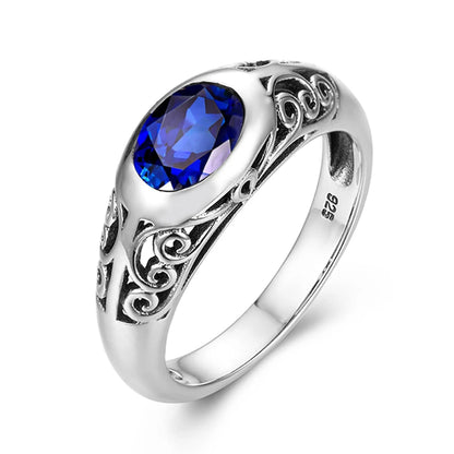 Retro Real 925 Sterling Silver Peridot Rings For Women 6*8mm Oval Gemstones Wedding Enagement Famous Brand Jewelry