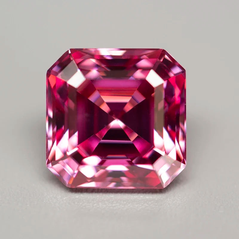 Pink Moissanite Stones with GRA Certificate Round/Pear/Oval/Emerald/Heart/Cushion/Princess/Asscher/Radiant Cut