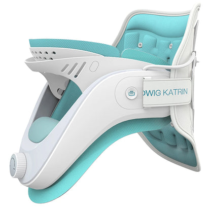 Cervical Traction Device & Neck Brace Set Neck Stretcher Adjustable Neck and Shoulder Relaxer Comfortable for Home Travel Office - AMULET RING STORE