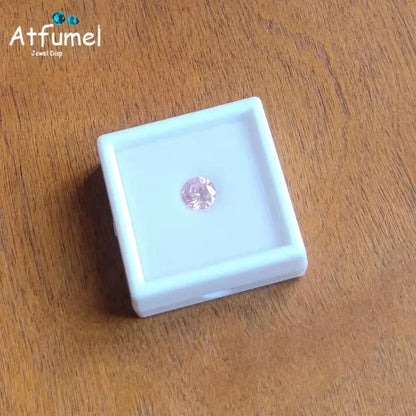 Transperant Square Diamond Jewelry Storage Box Stone Display Case Round Gemstone Organizer 1Pc Small Coin Ring Travel Gift Box - AMULET RING STORE