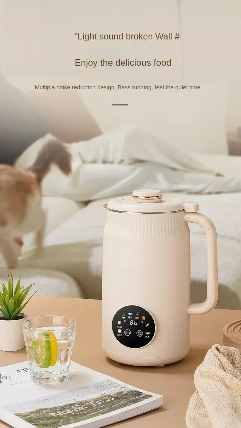 220V Electric Soybean Milk Machine Automatic Intelligent Food Blender Fruit Juicer Water Boiling Kettle Rice Paste Maker - AMULET RING STORE