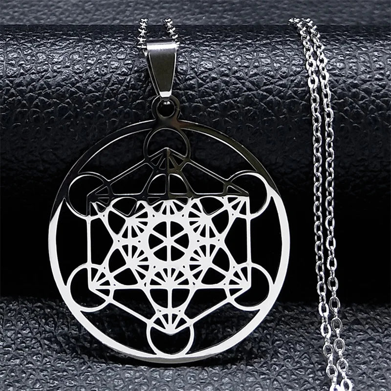 Seven Archangels Amulet Stainless Steel Necklaces Men AMULET RING STORE