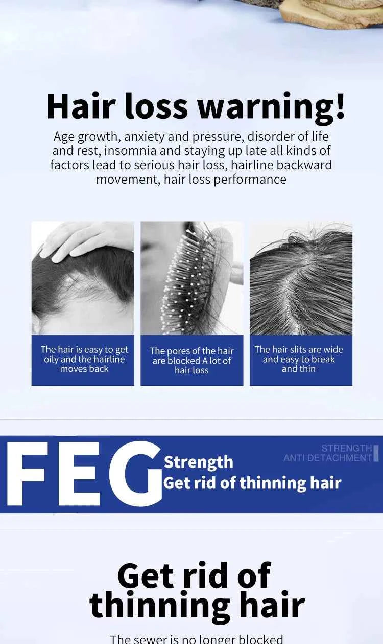 FEG Hair Loss  and Strengthening Hair Care Oil For Men And Women
