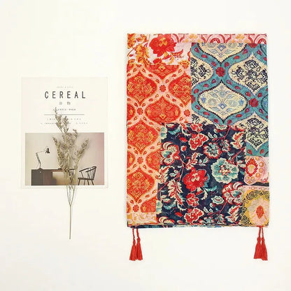 Elegant Floral Printed Hijab Cotton Viscose Tassel Shawl For Woman Fashion Beach Long Scarf Ladies Flower Headscarf 185*100cm - AMULET RING STORE