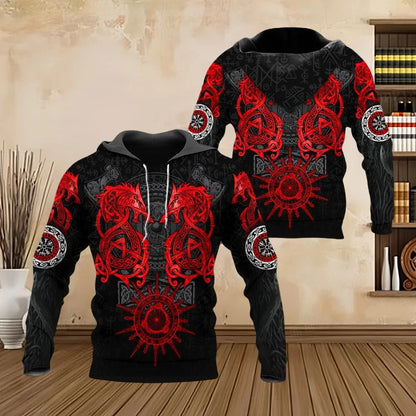 Fashion Men Hoodies Four Seasons Vintage Skull 3D Print Pullover Sweatshirts Men Comforts Kangaroo Pocket Y2k Hoodies Clothing - AMULET RING STORE