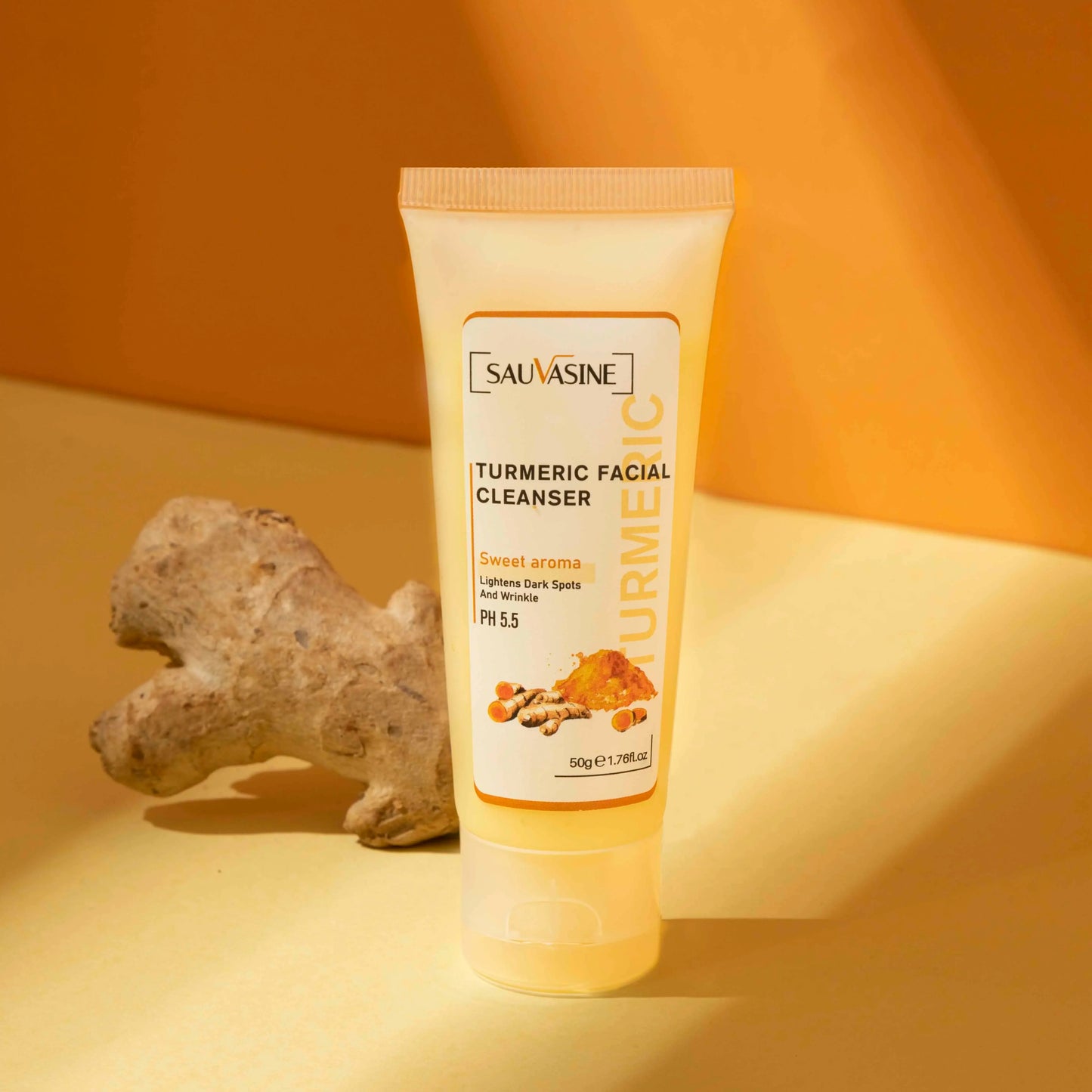 Turmeric lemon Skin Care products Acne Dark Spot Remover Whitening Brighten Facial Serum Face Cream Cleanser Serum Oil Cosmetics