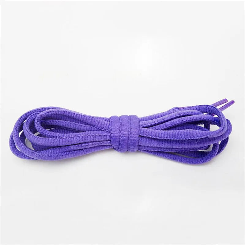 Oval Shoe Laces 24 Color Half Round Athletic Shoelaces for Sport/Running Shoes Shoelace 120cm Shoe Strings 1 Pair - AMULET RING STORE