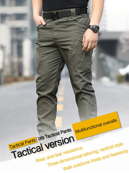 IX9 tactical overalls pants four seasons wear men's assault pants outdoor camouflage training pants wear-resistant multi-pocket