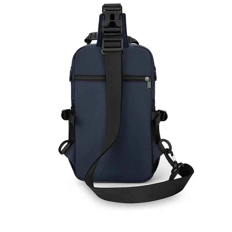 Male Multifunctional Sports Chest Bag Men's Lightweight Handbag  Multi Pockets Outdoor Hiking Climbing Cycling Crossbody Bags