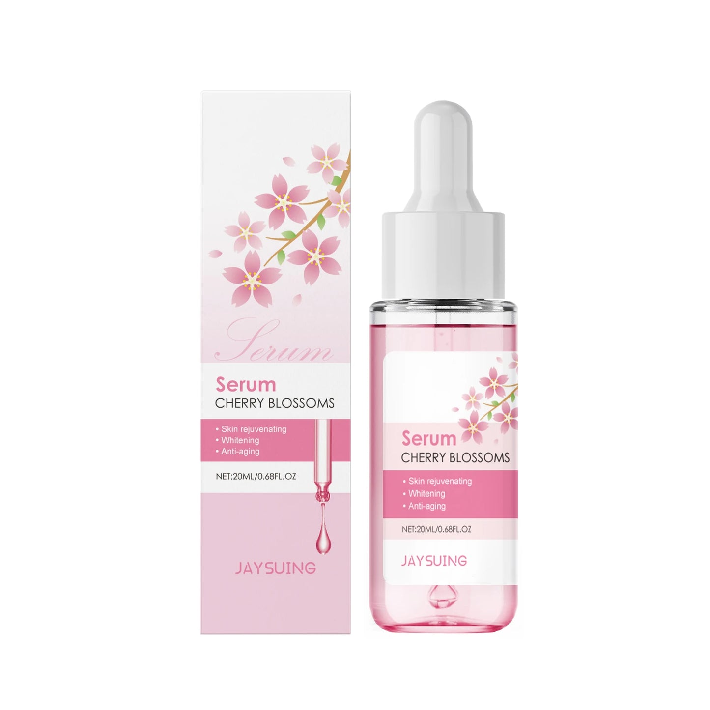 Sakura Skincare Set Moisturizer Face Cream Serum Toner Facial Cleanser Eye Cream Anti-Wrinkle Brighten Face Care Kit for Women - AMULET RING STORE