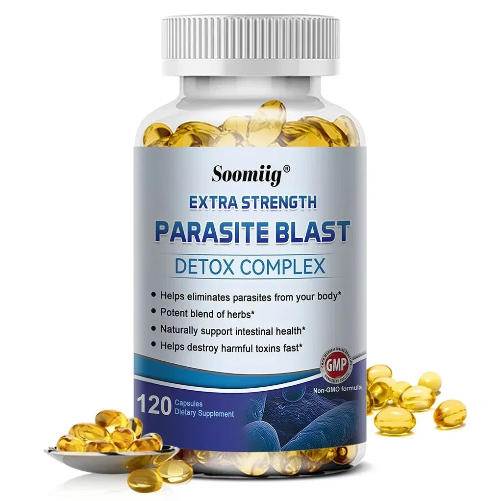 Parasite Blast - Bowel Cleansing Supplement, Digestive Health, Immune Health, Parasite Removal, and Improve Digestion - AMULET RING STORE