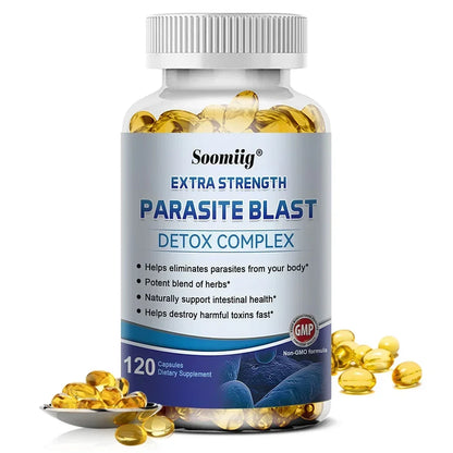 Parasite Blast - Bowel Cleansing Supplement, Digestive Health, Immune Health, Parasite Removal, and Improve Digestion - AMULET RING STORE