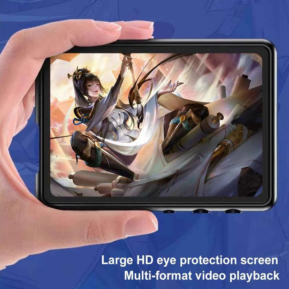 MP3 MP4 Player HiFi MP4 Walkman with Speaker Bluetooth-Compatible Portable MP3 Player Support FM Radio Recording E-Book