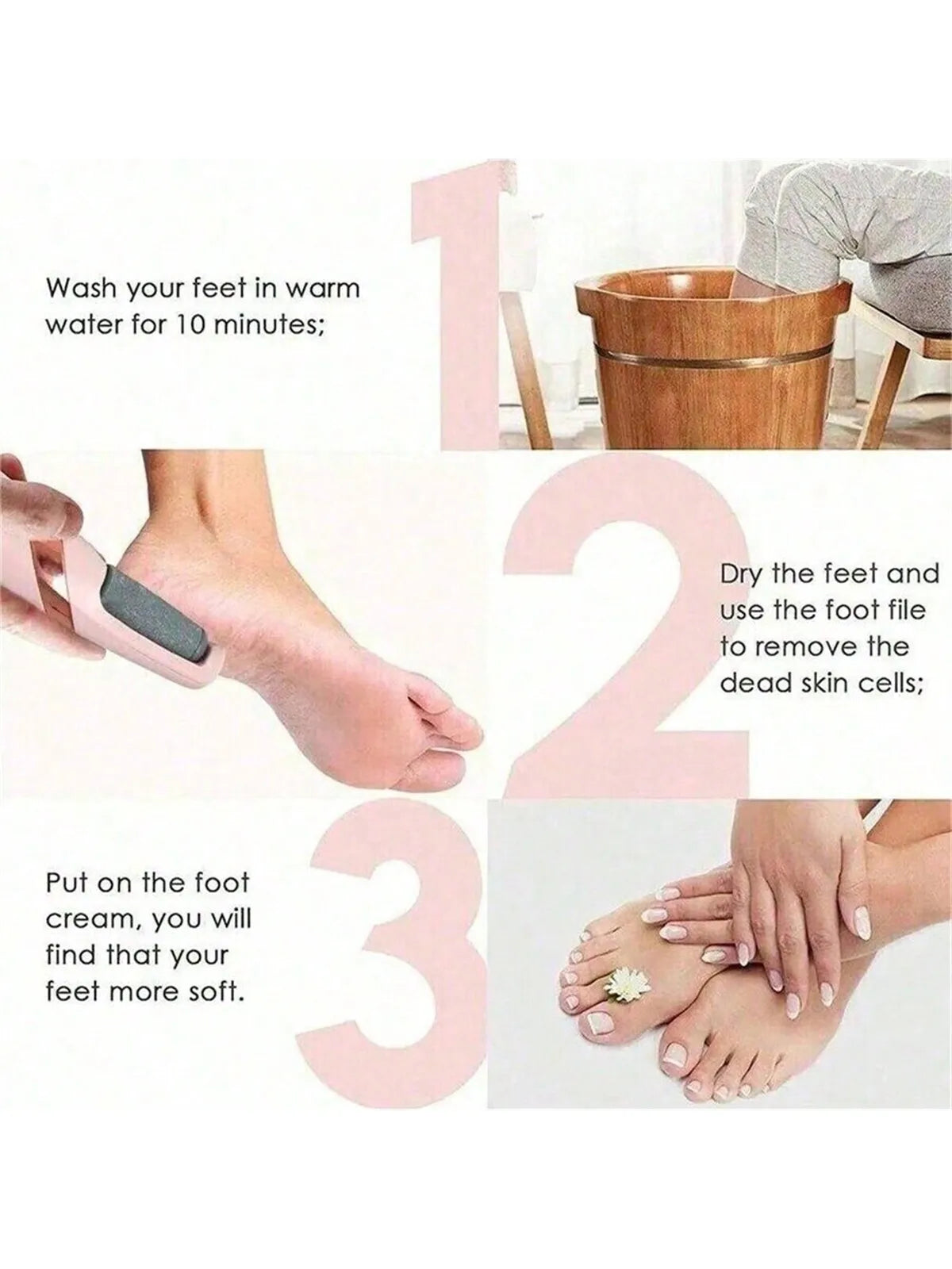 Electric Callus Remover for Feet, Rechargeable Foot File Pedicure Tool, Portable Foot Callus Remover Waterproof Profess,Pedicure