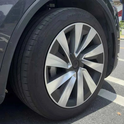 4PCS Wheel Cover for Tesla Model Y Juniper 19 Inch 2025 Car Replacement Wheel Cover Automobile Hub Cap Full Rim Car Accessories