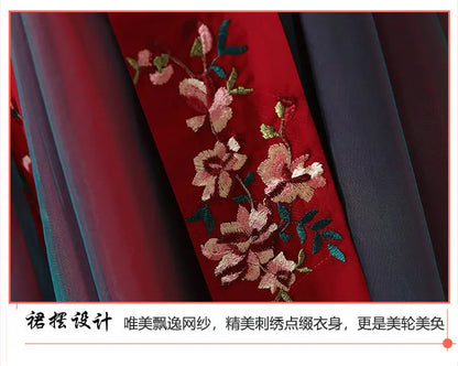 Summer Girls' Hanfu Dress Princess Costume Children's Dresses Kids Vintage Party Baby Girl Dress Cosplay Girls Clothes Vestidos