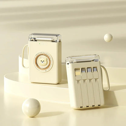 Mini Power Bank 20000mAh Cute Pet Cartoon Portable Charger Powerbank for IPhone Samsung Huawei Xiaomi External Spare Battery