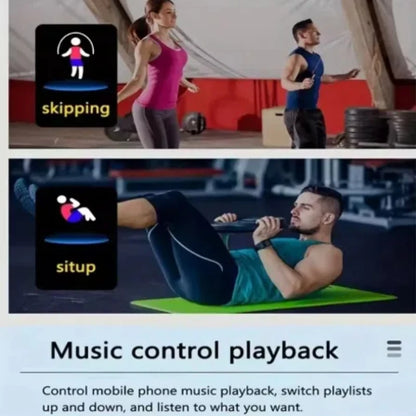 Multifunction Smart Watch For Men Women Kids Message Remind Music Control Sport Step Calories D13 Smartwatch Alarm Clock 116Plus - AMULET RING STORE