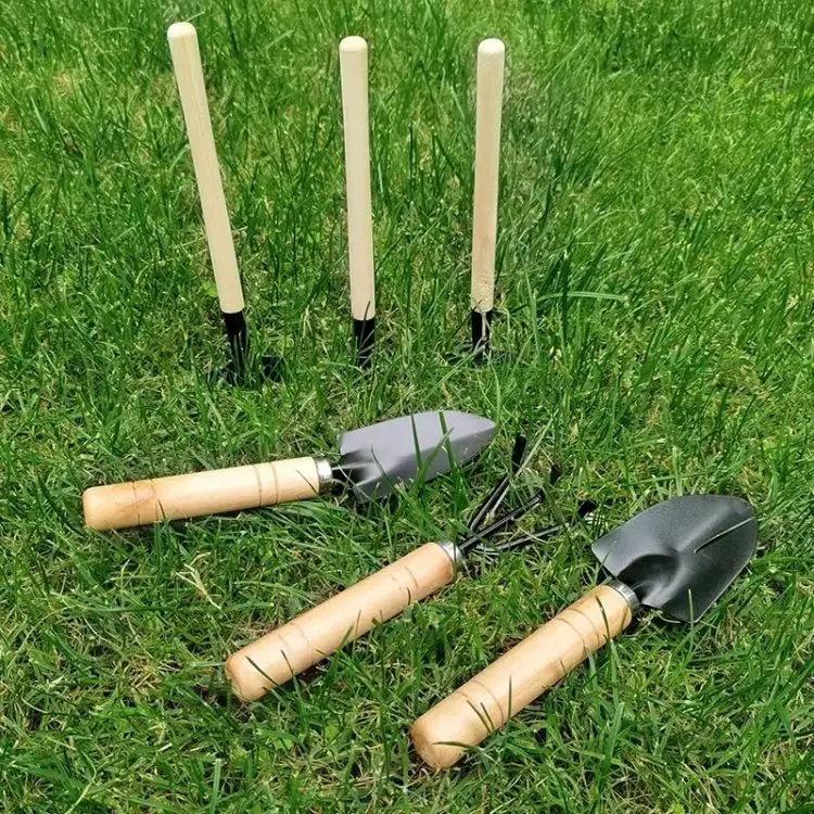3Pcs/Set Mini Garden Tool Set For Garden Plants Flower Pot Cactus Vegetables Digging Weeding Indoor Small Plants Garden Tools - AMULET RING STORE