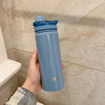 Tyeso Stainless Steel Thermos Water Bottle Portable Sport Vacuum Flask Keeps Cold and Heat Thermal Mug Insulated Car Tumbler Cup - AMULET RING STORE