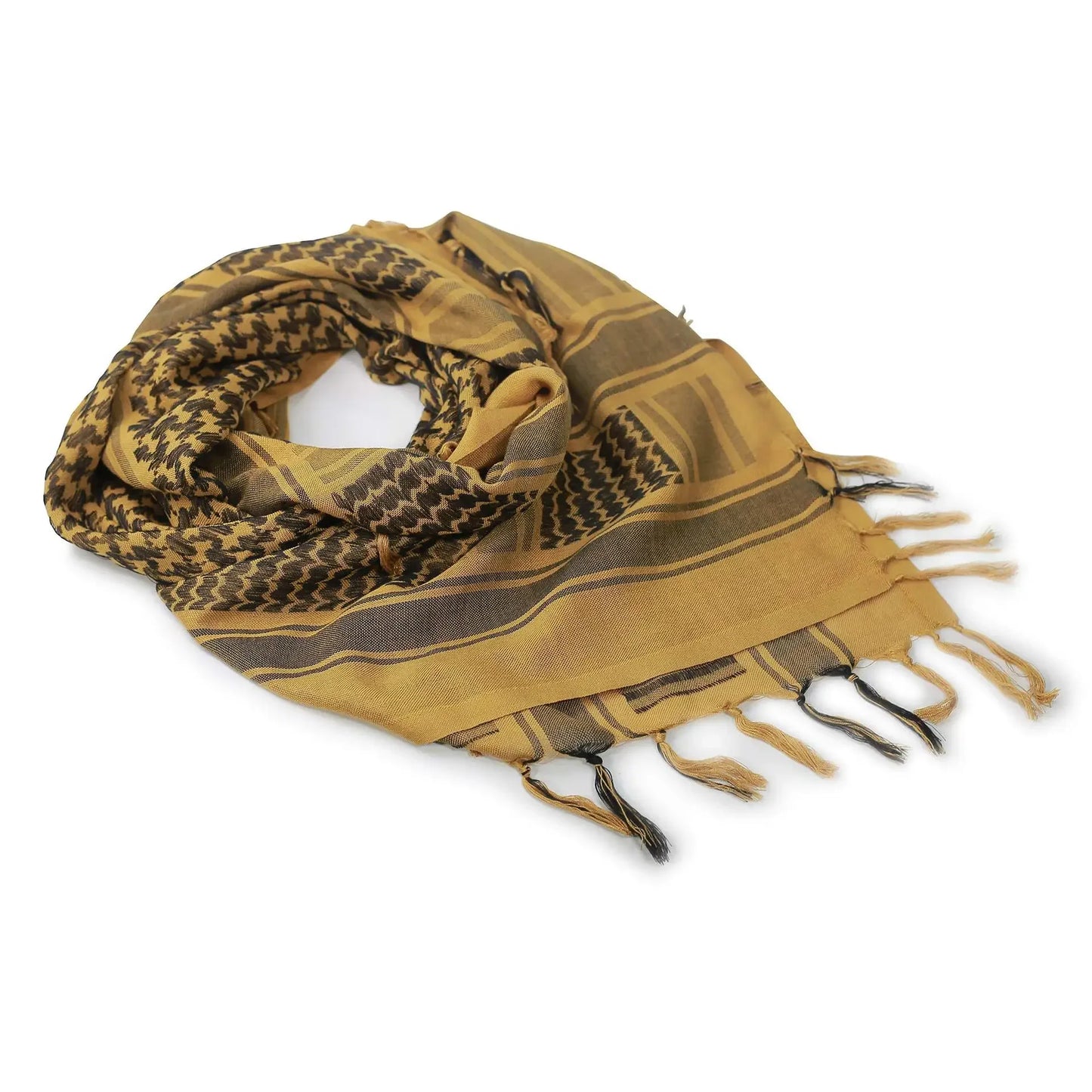 Keffiyeh Tactical Desert Scarf Wrap Shemagh Head Neck Arab Scarf Keffiyeh Scarf Wrap for Men And Women - AMULET RING STORE