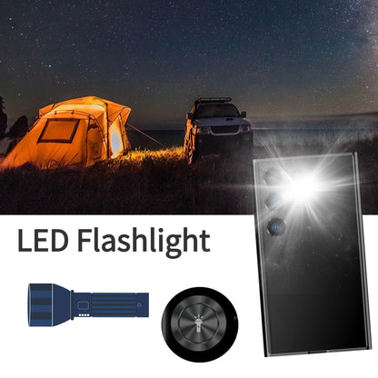 Credit Card Size Mini Phone Unlocked Dual SIM Ultra Thin 2.0" Display Pocket Cellphone Voice Changer Speed Dial Flashlight - AMULET RING STORE