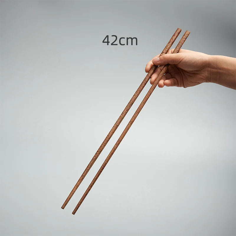 GIANXI 18CM/42CM Salad Hot Pot Chinese Chopsticks Chicken Wings Wood Fried BBQ Chopsticks Food Sushi Sticks Kitchen Bar Supplies - AMULET RING STORE