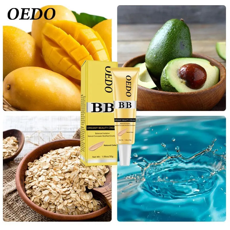 Dreamy Beauty Cream Makeup Natural Concealer BB Cream Face Care Modified Emollient Easy to Wear Sun Block Whitening Cream 30g - AMULET RING STORE