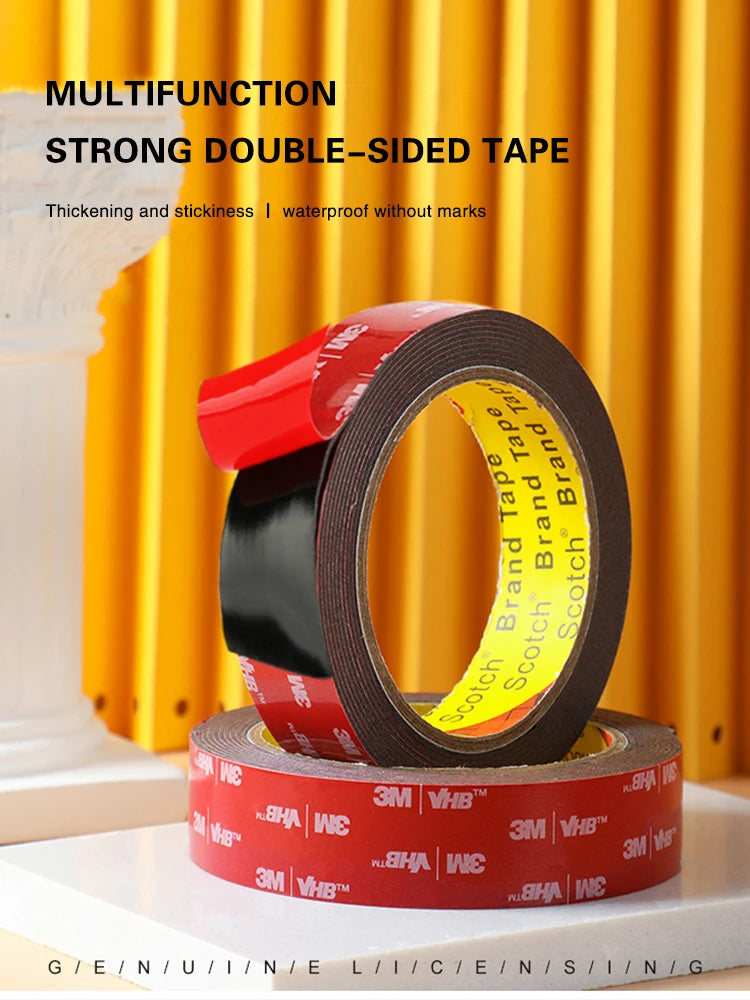 3M Extra Strong Double Sided Tape Adhesive 5604 3m Long 0.4mm Thick for Car Home Industry Special Strong Double-Sided Tape - AMULET RING STORE
