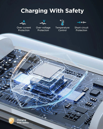 Magnetic Wireless Charger for iPhone -3-in-1 Magnetic Safe Charging Station for Various Apple Devices