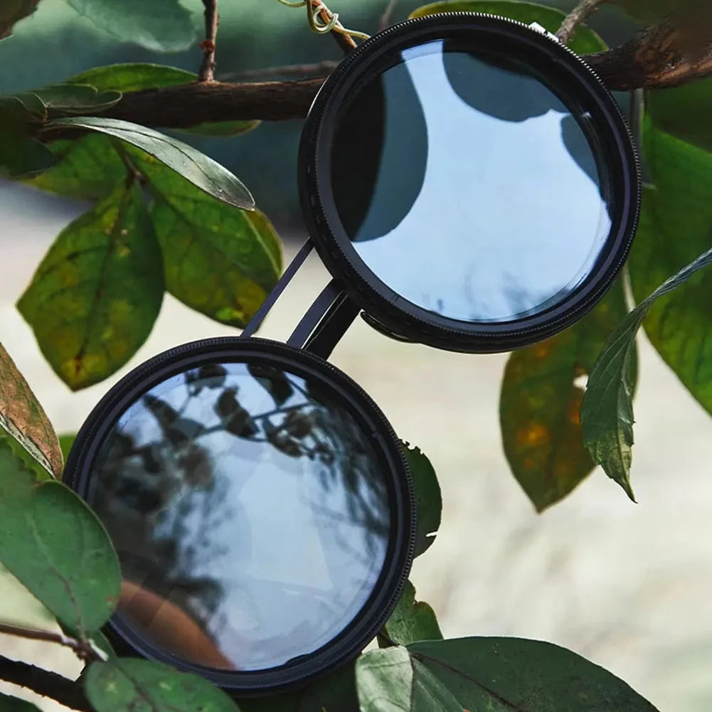 Adjustable 1-9 Sunglasses with ND Filter Lenses Fishing Rounded Polarized Glasses Polarized Sunglasses for Men Driving Fishing