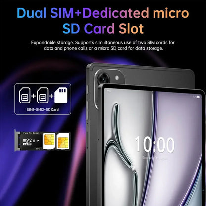 Original Pad 7S Pro Tablets Global Edition 22GB+2TB Android 15 Tablet PC 5G Dual SIM 10000mAh 10.1" HD WiFi Gaming Kids Tab PC