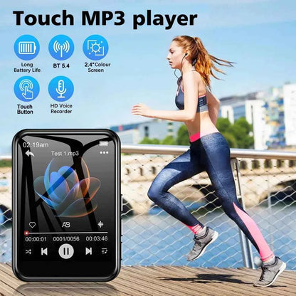 128GB HiFi MP3 Player with Bluetooth 5.4, Speaker & Touch Screen