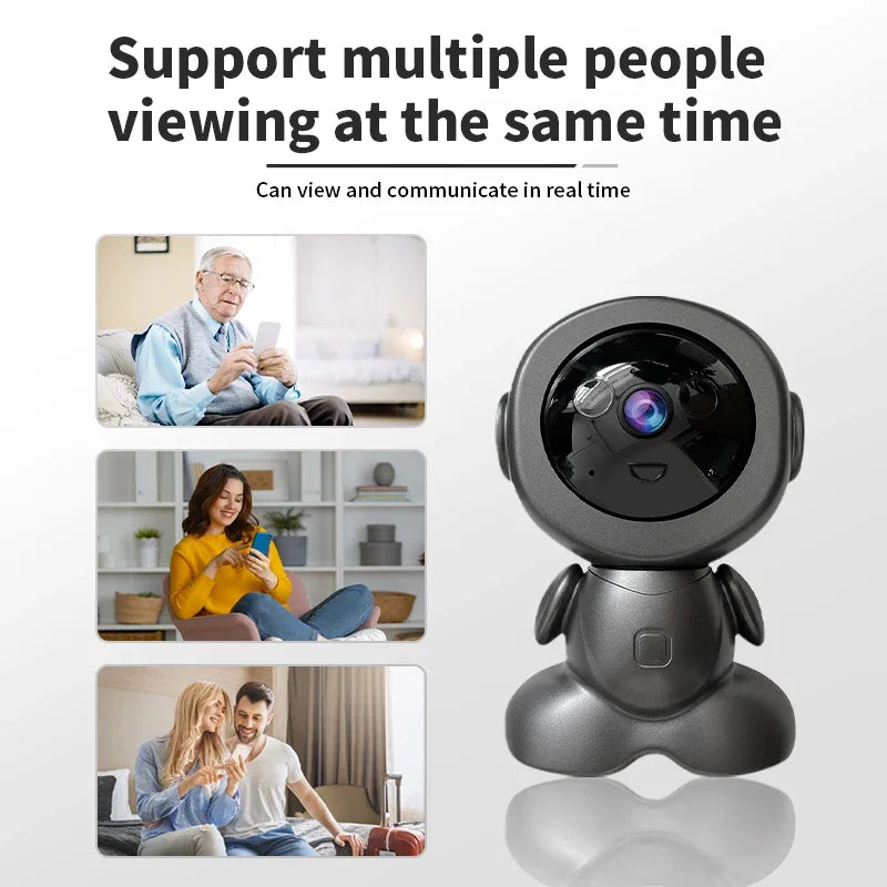 8MP Wifi Security Camera Indoor HD Baby Monitor Smart Home Surveillance Robot PTZ Camera Auto Tracking Night Vision Pet Monitor - AMULET RING STORE