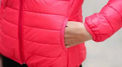 Down Jacket for Women Trend Korean Style Ultra Light Hit Hooded Coat Coats Lightweight Padded Puffer Jackets Female Winter 2025