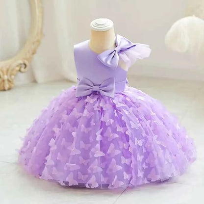 2024 Summer One Shoulder Sequin Fluffy Clothes New Off Shoulder Dress Girl Wedding Dress 0-5 Year Old Baby Girl Dress