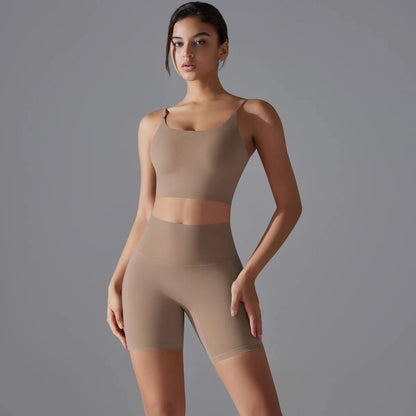 Women Yoga Set Yoga BraTank Tops for Fitness Workout Sportswear Gym Clothing High Waist Shorts Sportswear Leggings Suits