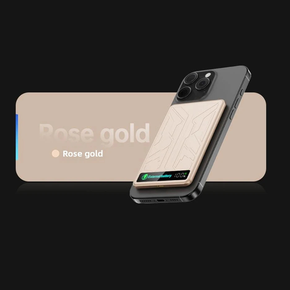 10000mAh CCC 3C Magsafe Power Bank Magnetic Wireless Phone Charger External Battery 20W Fast Charging for IPhone 16 15 - AMULET RING STORE