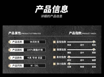 Men Jackets outdoor Slim fit Coats Casual Jackets High Quality Male wear Multi-pocket Cargo Jackets And Coats plus Size 5XL